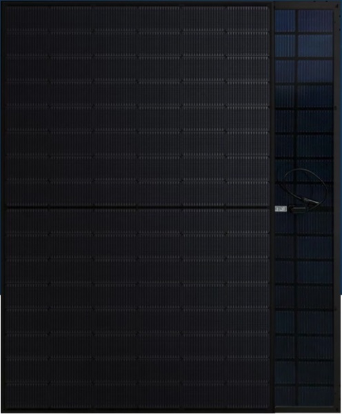 FUTURASUN Silk Nova Duetto All Black, PV-Modul mit schwarzem Rahmen